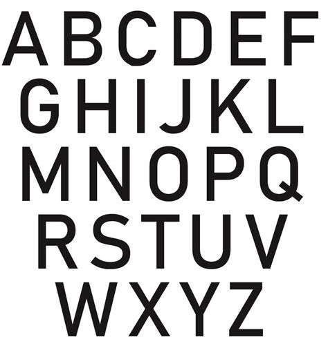 Alphabet Upper Case Letters .